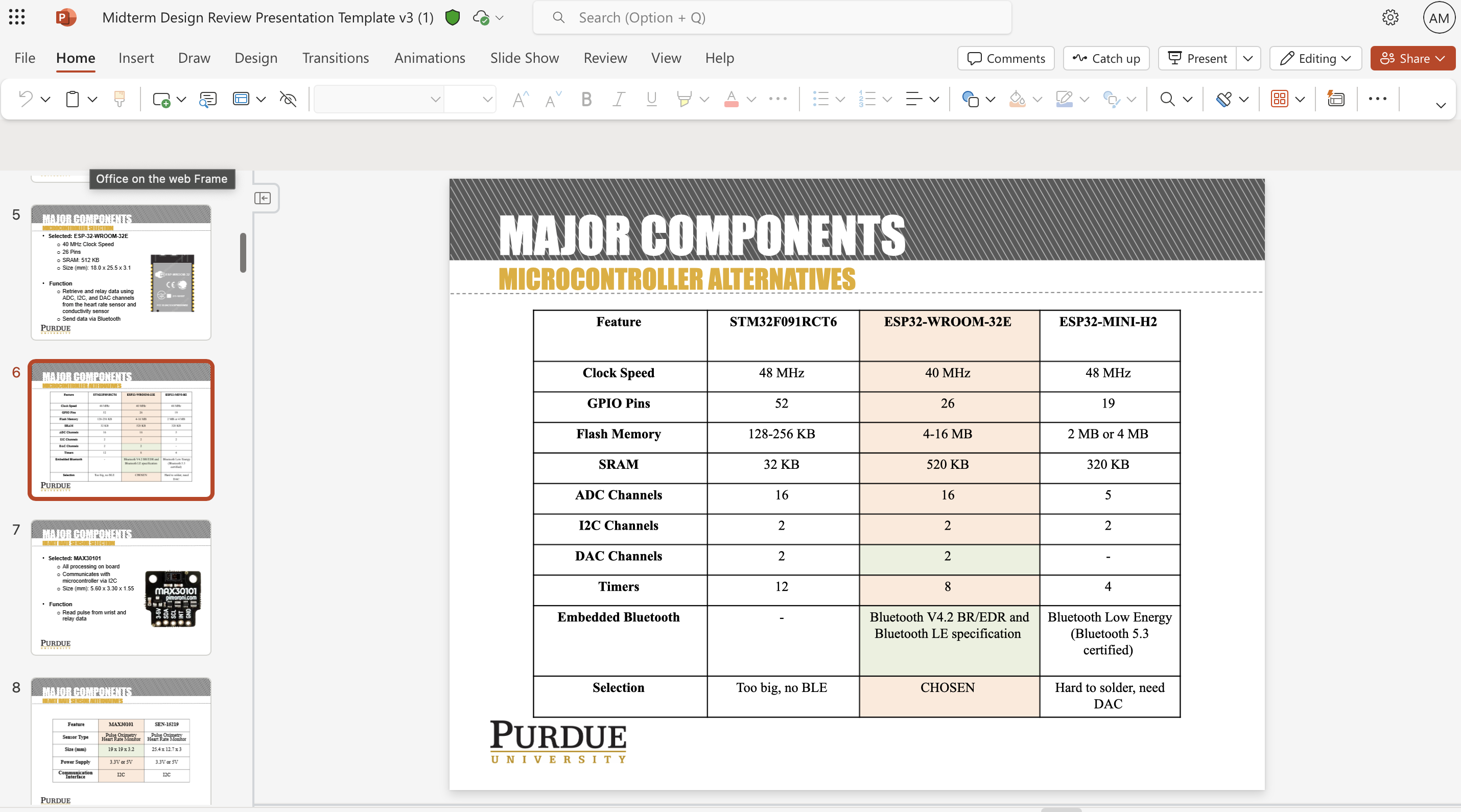 Walter's slide deck template